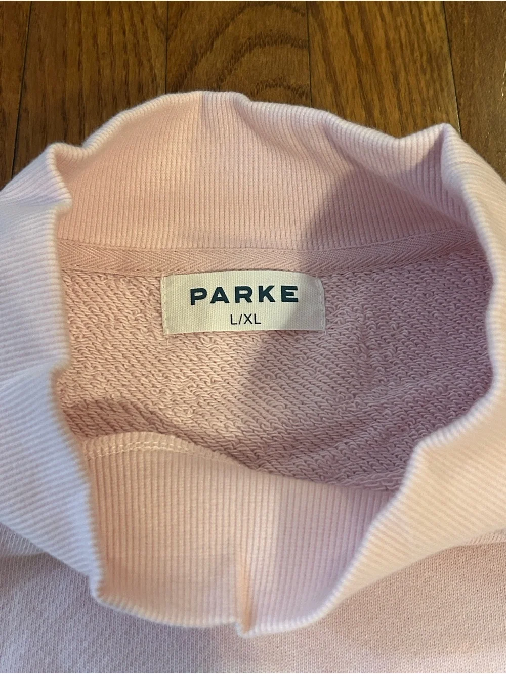 Parke birthday cake mock neck w/ funfetti lettering - Picture 4 of 8